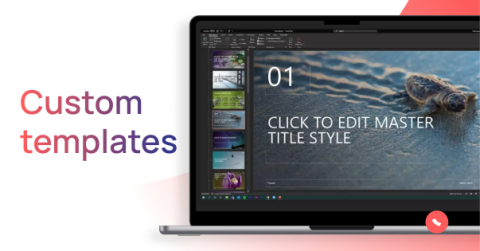 How to create custom templates image