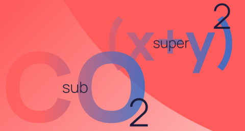 superscript versus subscript image