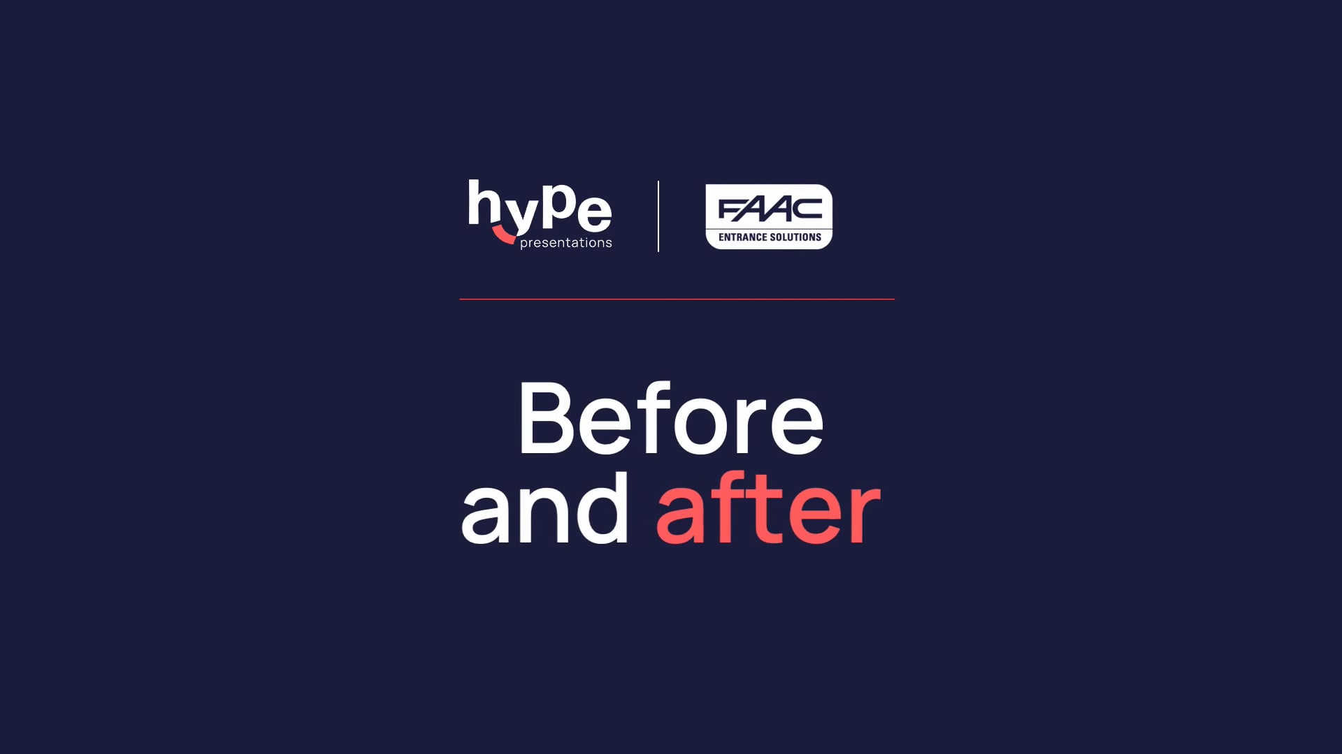 FAAC before and after